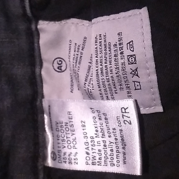 Womens Adriano Goldschmied The Stilt Cigarette Leg Jean 27R Black - Picture 5 of 7